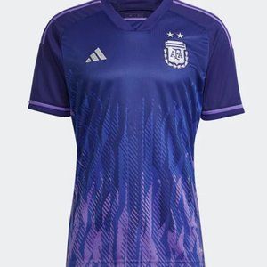 Replica original ARGENTINA 22 AWAY JERSEY 2XL (Men's) MESSI ADIDAS - NEW -PURPLE